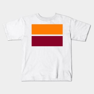 Motherwell Claret Amber Hoops Kids T-Shirt